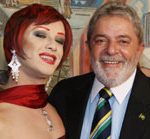 Drag queen ativista se encontra com Lula 13 810636