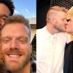 husbands scott hoying kissing mark grammys red carpet puppy selfie