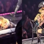 Madonna, a rainha do pop, sofre tropeço durante show ao vivo 12 marie claire 25