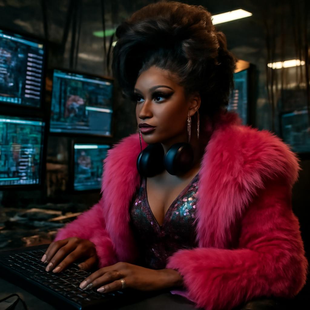 Drag queen icônica traz representatividade LGBTQIA+ ao interpretar Slug, personagem queer e hacker na série Marvel