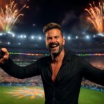 Popstar internacional e ícones indianos celebram a união de música e esporte no palco do Narendra Modi Stadium