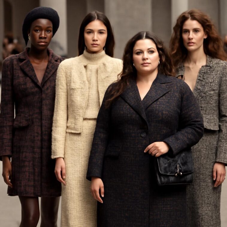 A coleção de inverno da Chanel traz suits coloridos, bolsas desgastadas e um toque leve, celebrando diversidade e estilo