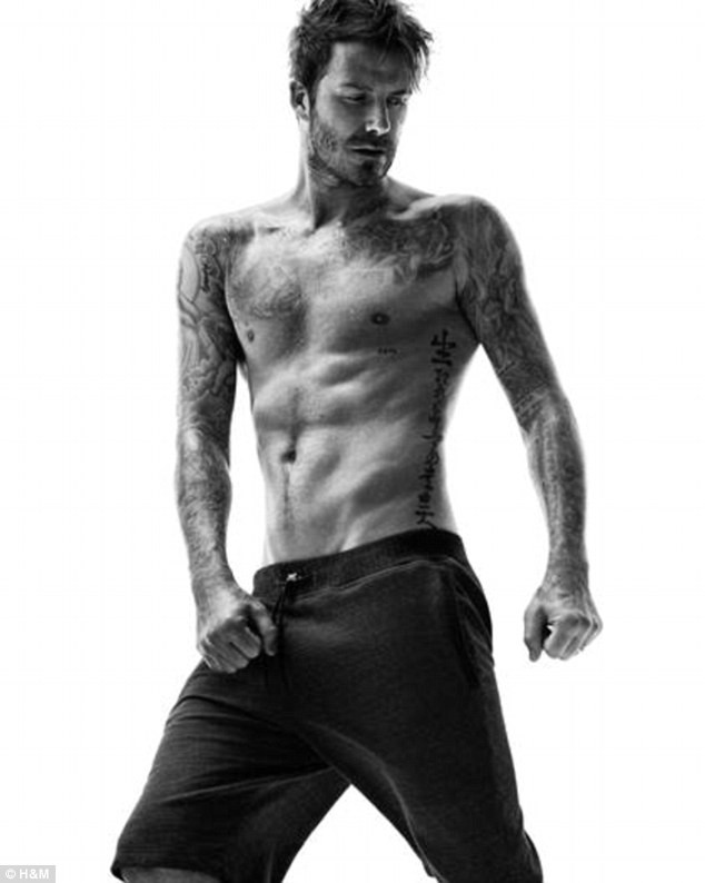 David Beckham Poses In White Underwear And Shows Off His Six-pack | The ...