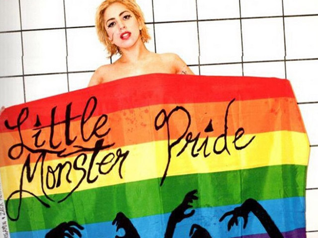 Lady Gaga LGBT flag