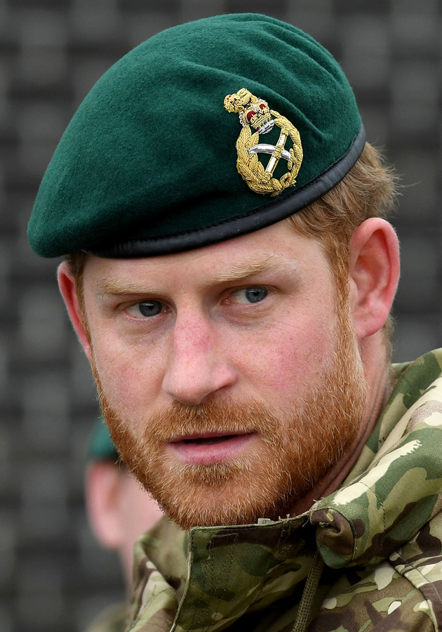 Príncipe Harry, quando no exército britânico. Foto: Reprodução