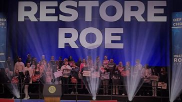biden harris va rally restore roe v wade