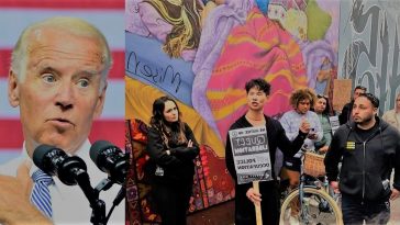 harvey milk lgbtq democratic club rally us president joe biden 1 1