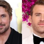 Scott Evans kisses Ryan Gosling Im Just Ken Barbie oscars 2024