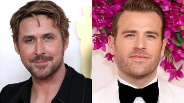 Scott Evans kisses Ryan Gosling Im Just Ken Barbie oscars 2024