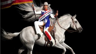 beyonc sits atop white horse 79726229