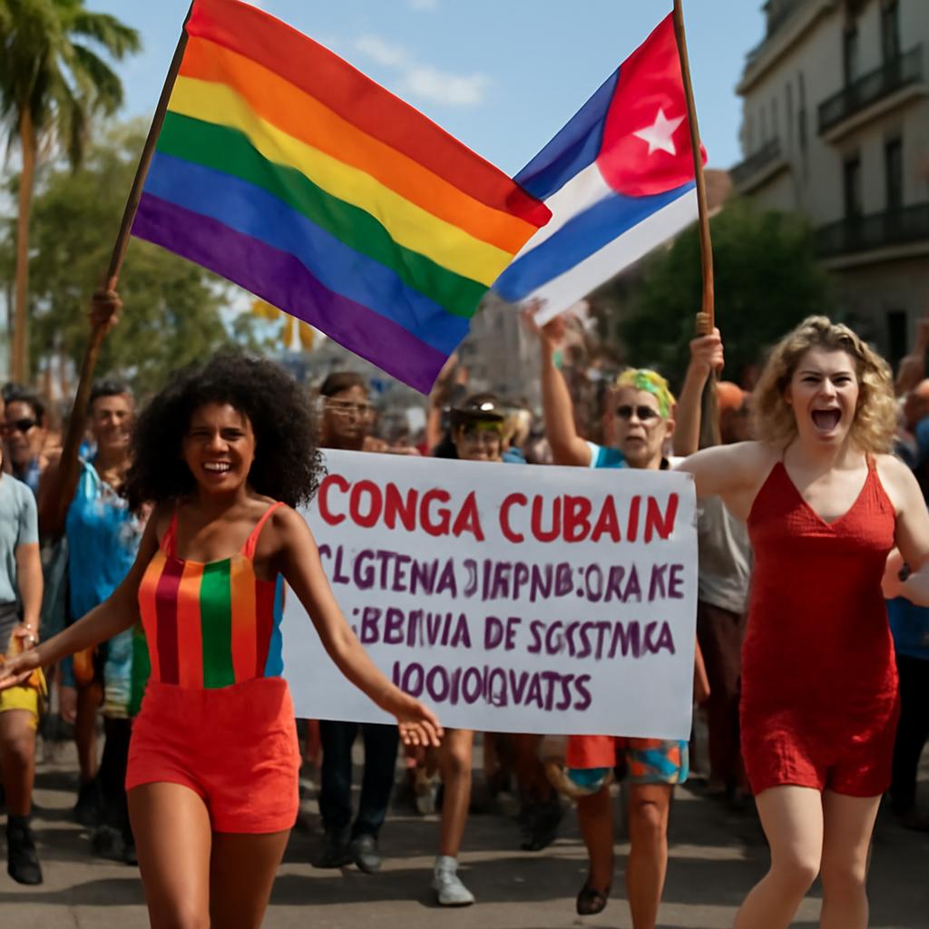 Marcha vibrante no Vedado reúne comunidade LGBTQIA+ contra preconceitos e repressão em Cuba