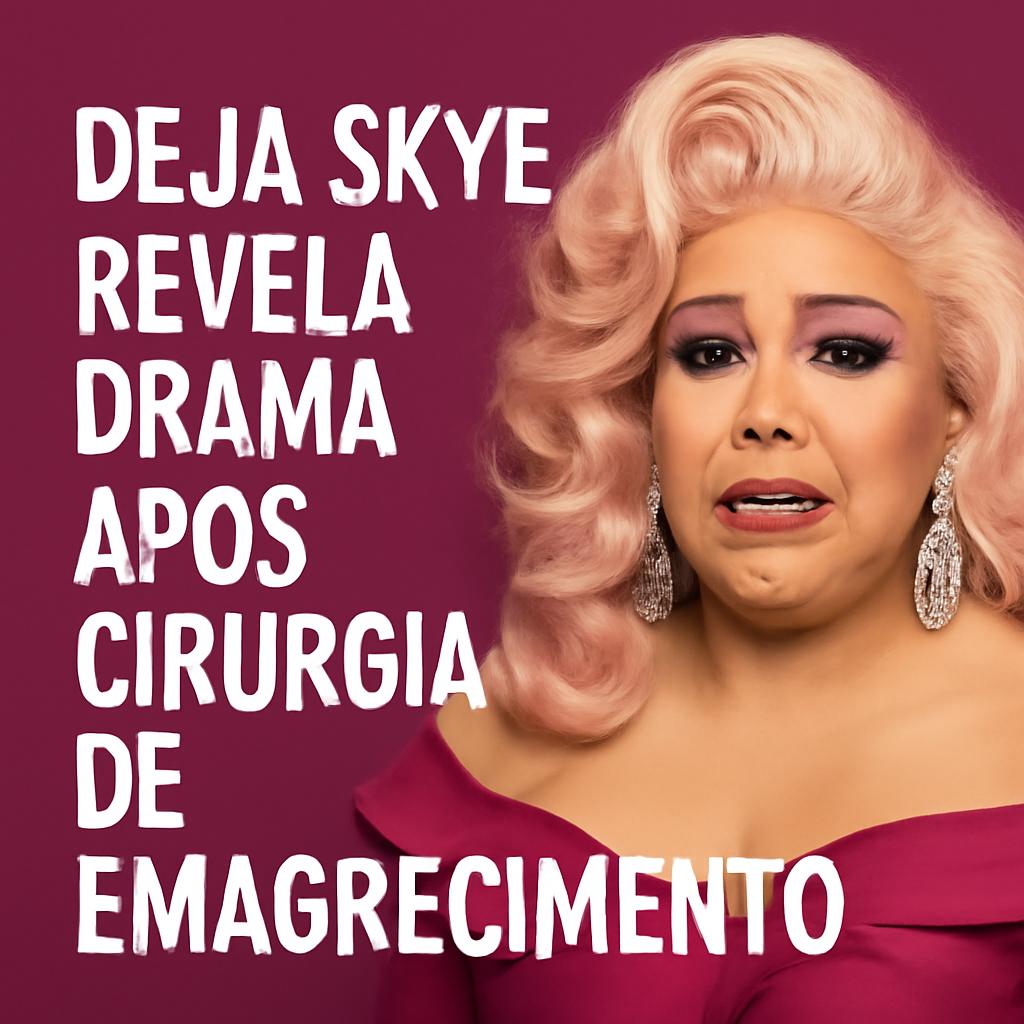 Ex-RuPaul’s Drag Race conta como quase morreu após procedimento e luta contra a autoaceitação