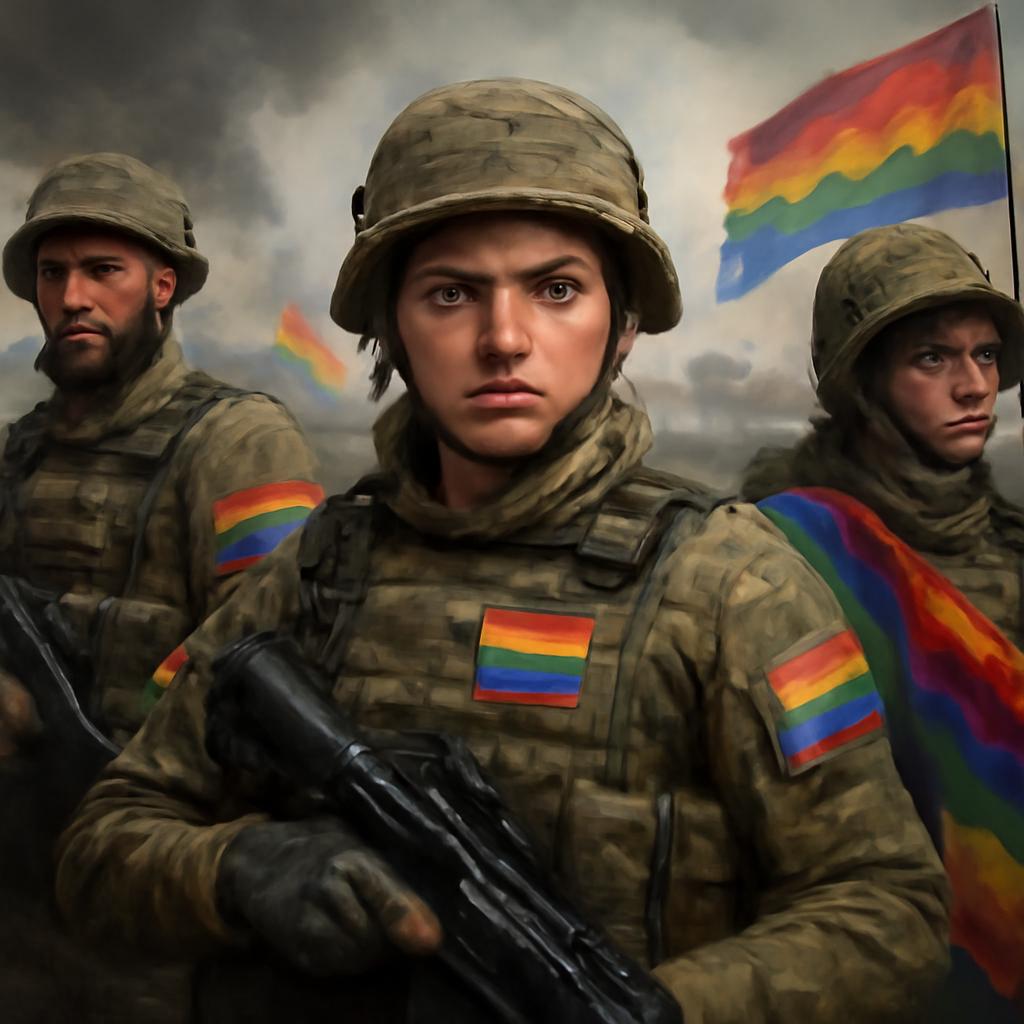 Soldadesca queer desafia preconceitos e luta pela liberdade em meio ao conflito na Ucrânia