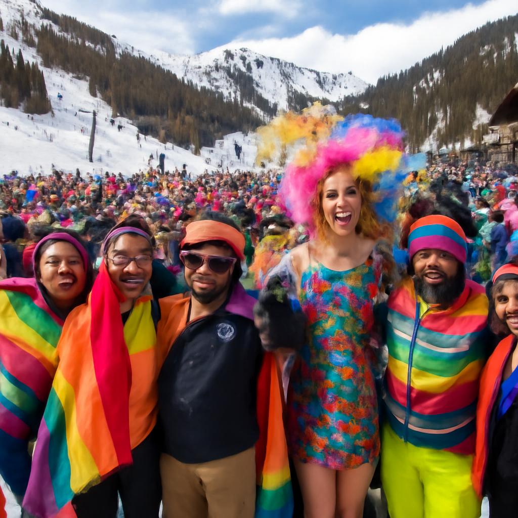 Festival LGBTQIA+ no A-Basin reuniu orgulho e diversão em meio às montanhas do Colorado