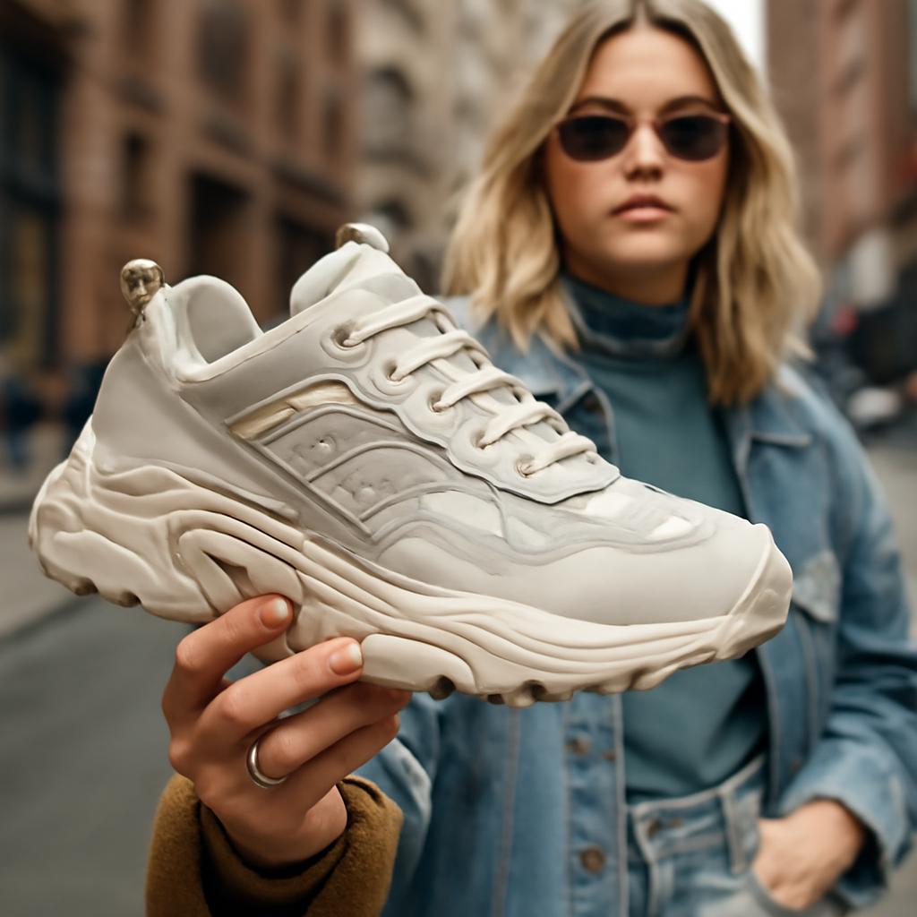 Descubra como os tênis chunky voltaram com tudo e são o must-have para looks estilosos e confortáveis em qualquer idade