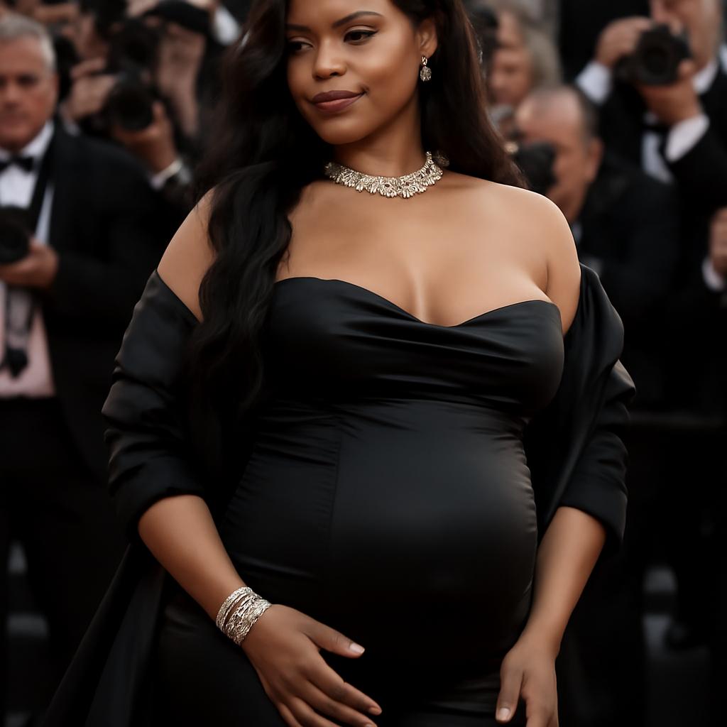 Ícone da moda e maternidade, Rihanna brilha em Cannes com look sofisticado e empoderado durante a gravidez