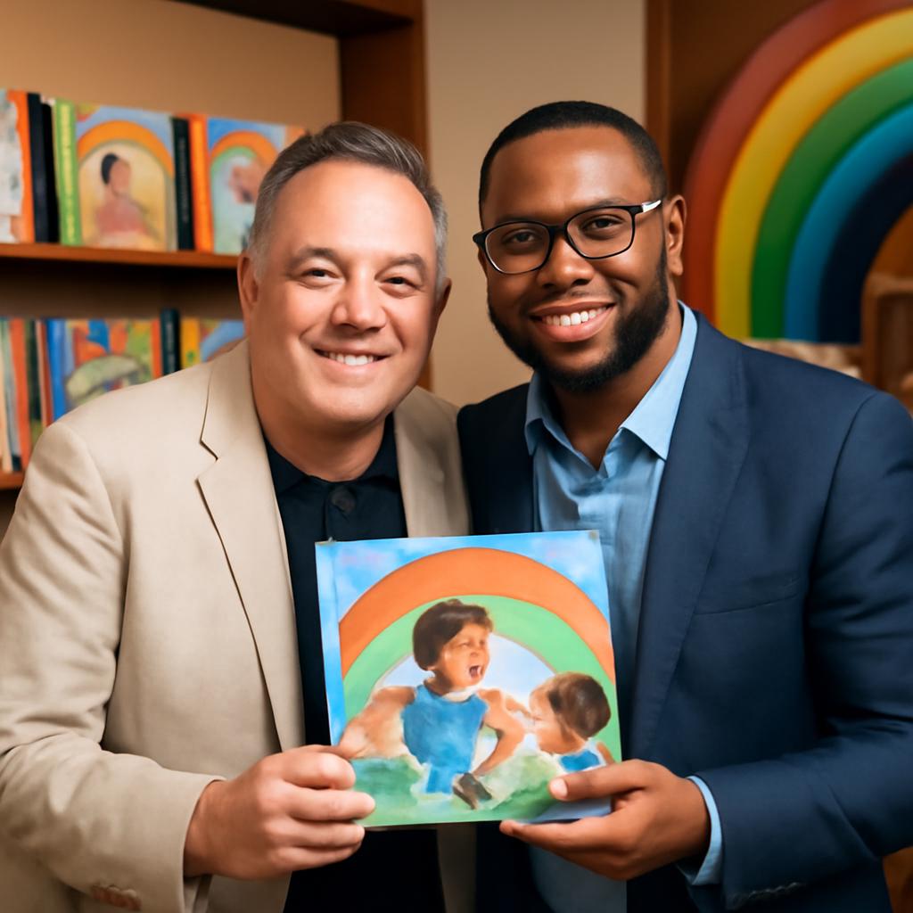 Casal celebra amor e representatividade em livro que destaca importância da presença familiar para crianças LGBTQIA+