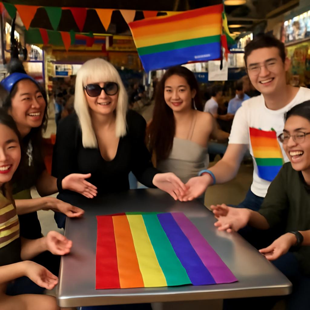 Little Monsters lotam Maxwell Food Centre para reviver o momento icônico da diva pop em Singapura