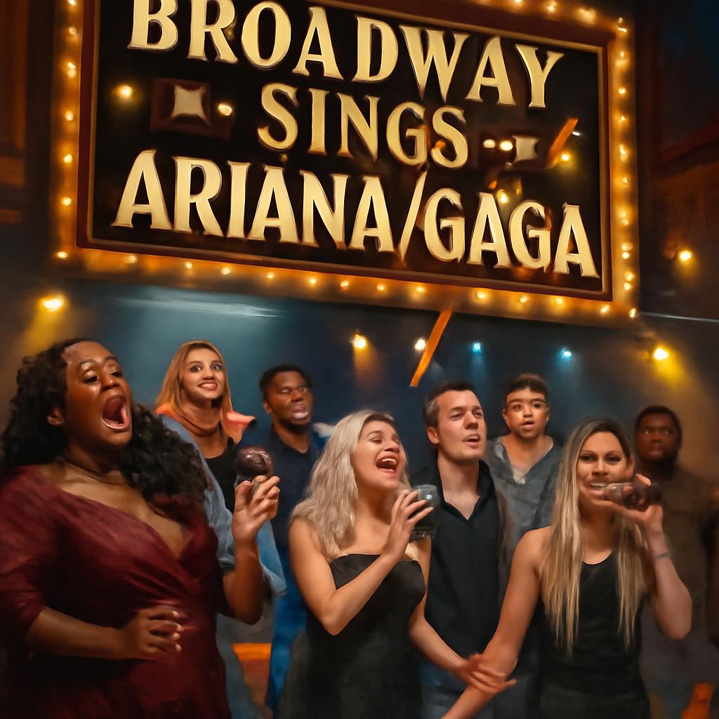Show celebra Ariana Grande e Lady Gaga com estrelas da Broadway em NYC, unindo música, diversidade e orgulho queer.