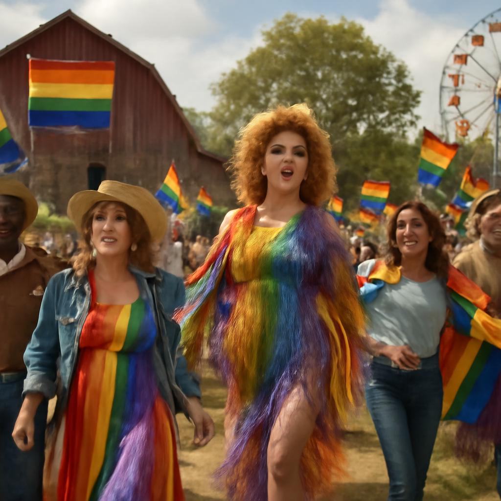 Drag queens, risadas e inclusão marcam evento que inicia o mês do orgulho em Napanee.