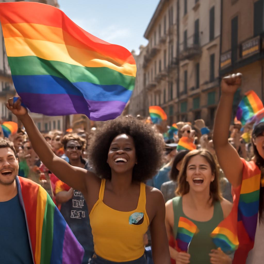 Com o lema 'Siamo Indelebili!', Savona se une em defesa dos direitos LGBTQIA+