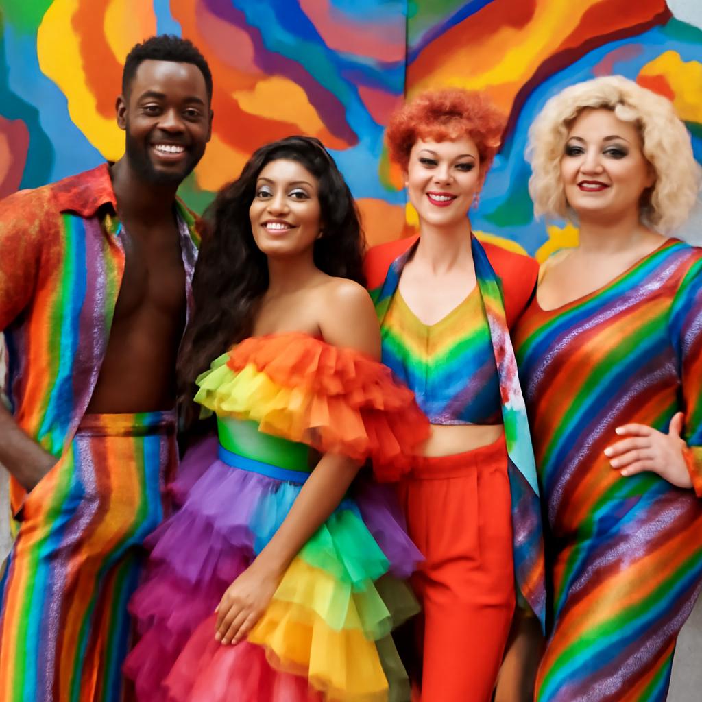 Prepare-se para o fim de semana do Orgulho com roupas que celebram a diversidade e a inclusão.