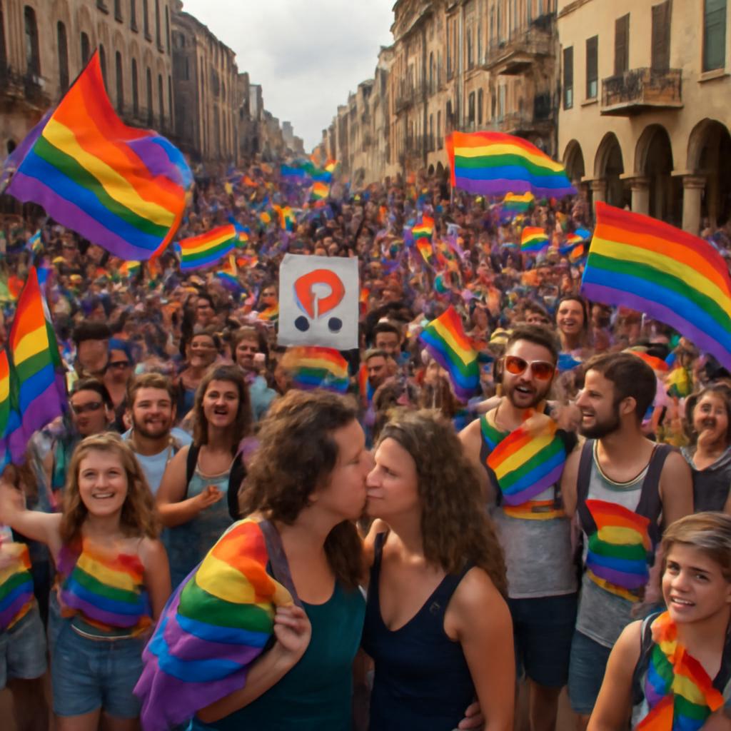 A cidade se une em defesa dos direitos LGBTQIA+ com uma mensagem de esperança e amor
