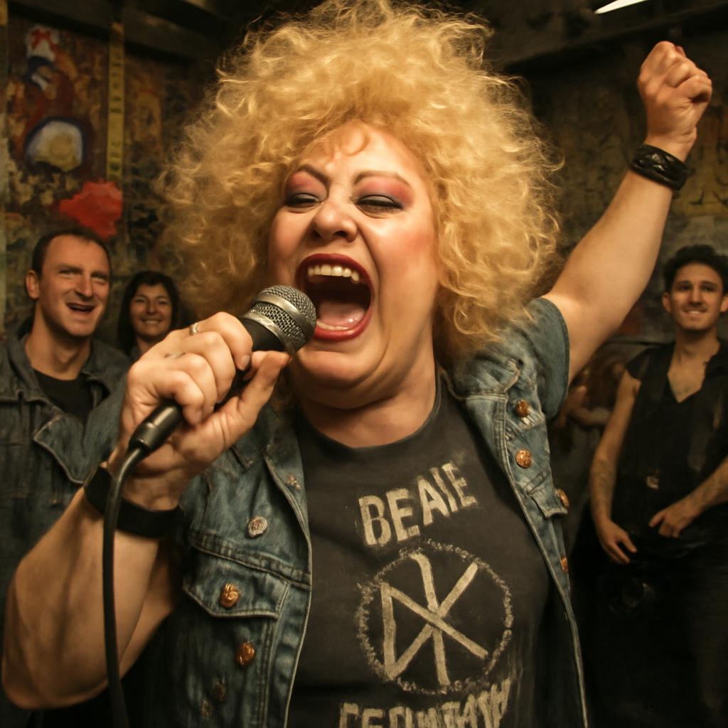 Drag queen e músico, Beverly Rage mistura política e diversão na cena punk.