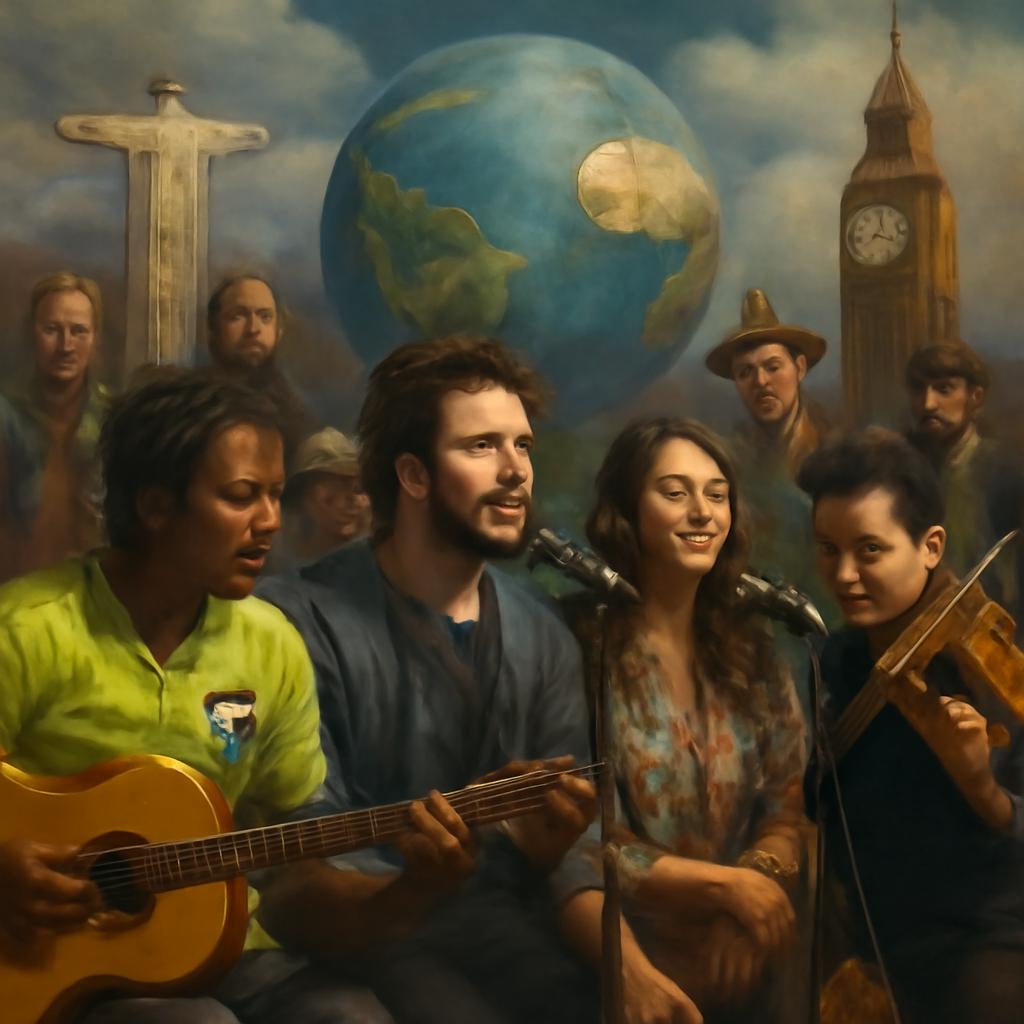 Descubra as colaborações entre artistas brasileiros e internacionais que dominam as paradas musicais.