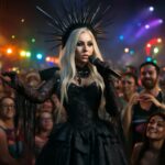 Em evento exclusivo, Lady Gaga une glamour e universo sombrio de 'Mercredi' em performance inesquecível