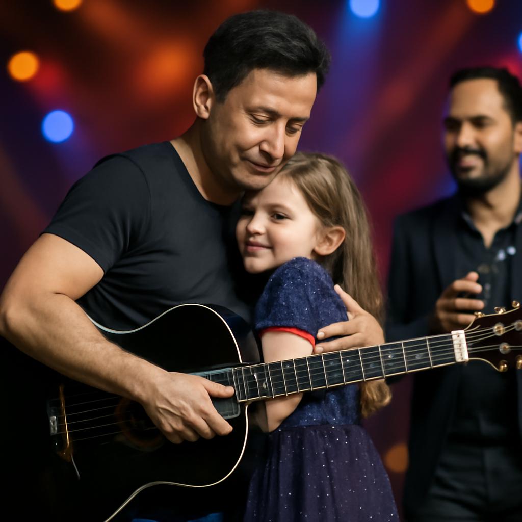 Com apenas cinco meses, Clara viveu seu primeiro show e encantou a família em momento de muita emoção e amor