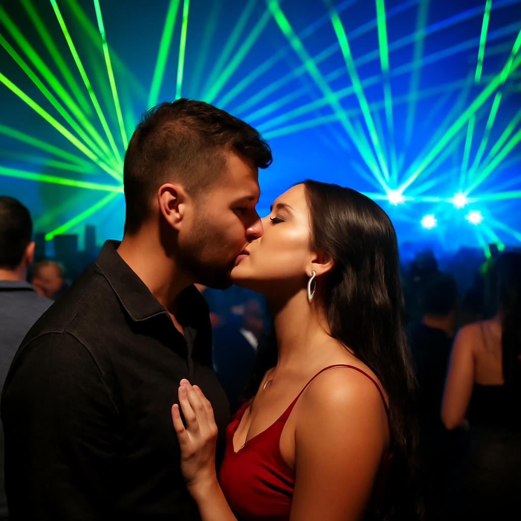 Celebre inclusão e diversidade na festa vibrante de Love & Lasers com música e luzes em Sarasota, EUA
