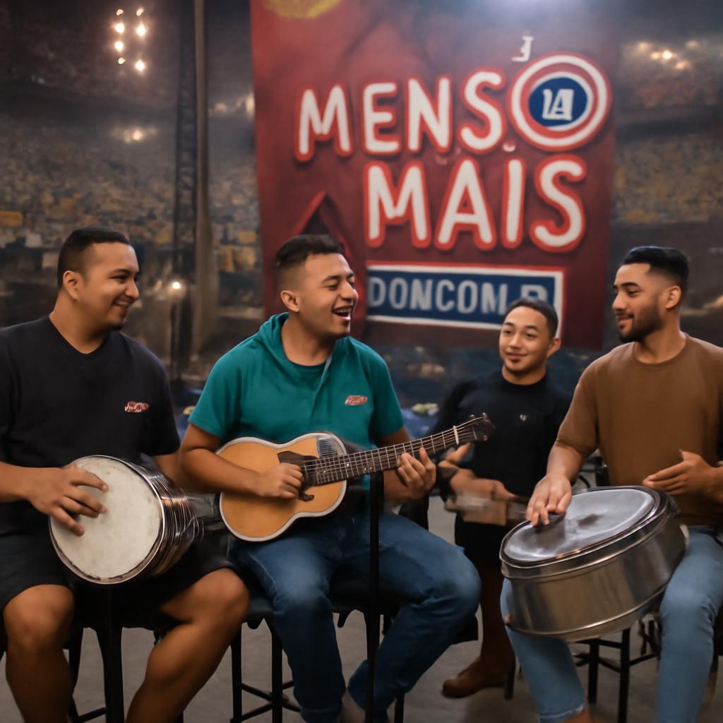 Grupo de pagode se apresenta em Uberaba (MG) na maior festa universitária do Brasil