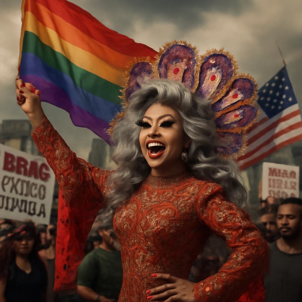 Vencedora asiático-americana de RuPaul's Drag Race traz alegria e resistência em show em Nova York