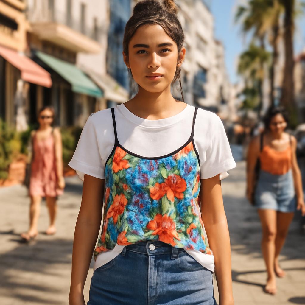 Aprenda a dominar o estilo das tees em camadas, o hit fashion que voltou repaginado para o verão de 2025