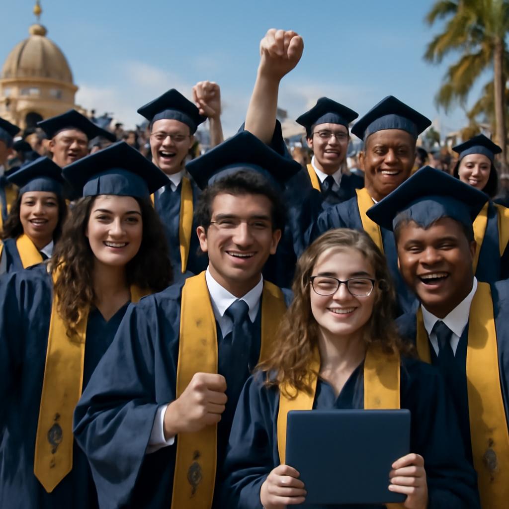 Mais de 3 mil jovens celebram formatura com 98% rumo à universidade e histórias de superação