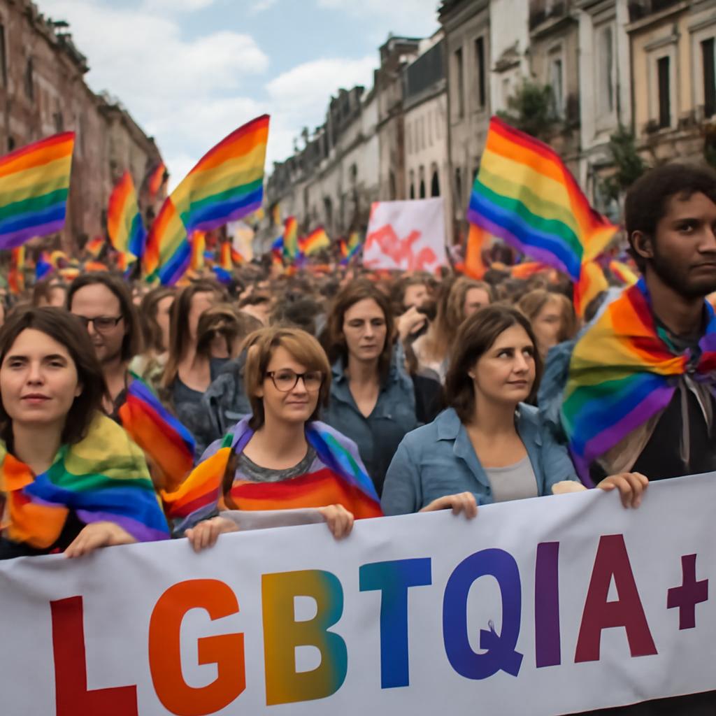 Evento celebra diversidade e resistência contra discriminação no centro de Alençon, França