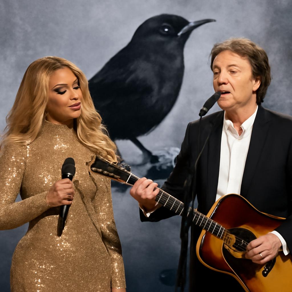 Com look criado por Stella McCartney, Beyoncé agradece o ícone dos Beatles e emociona fãs LGBTQIA+ ao cantar clássico