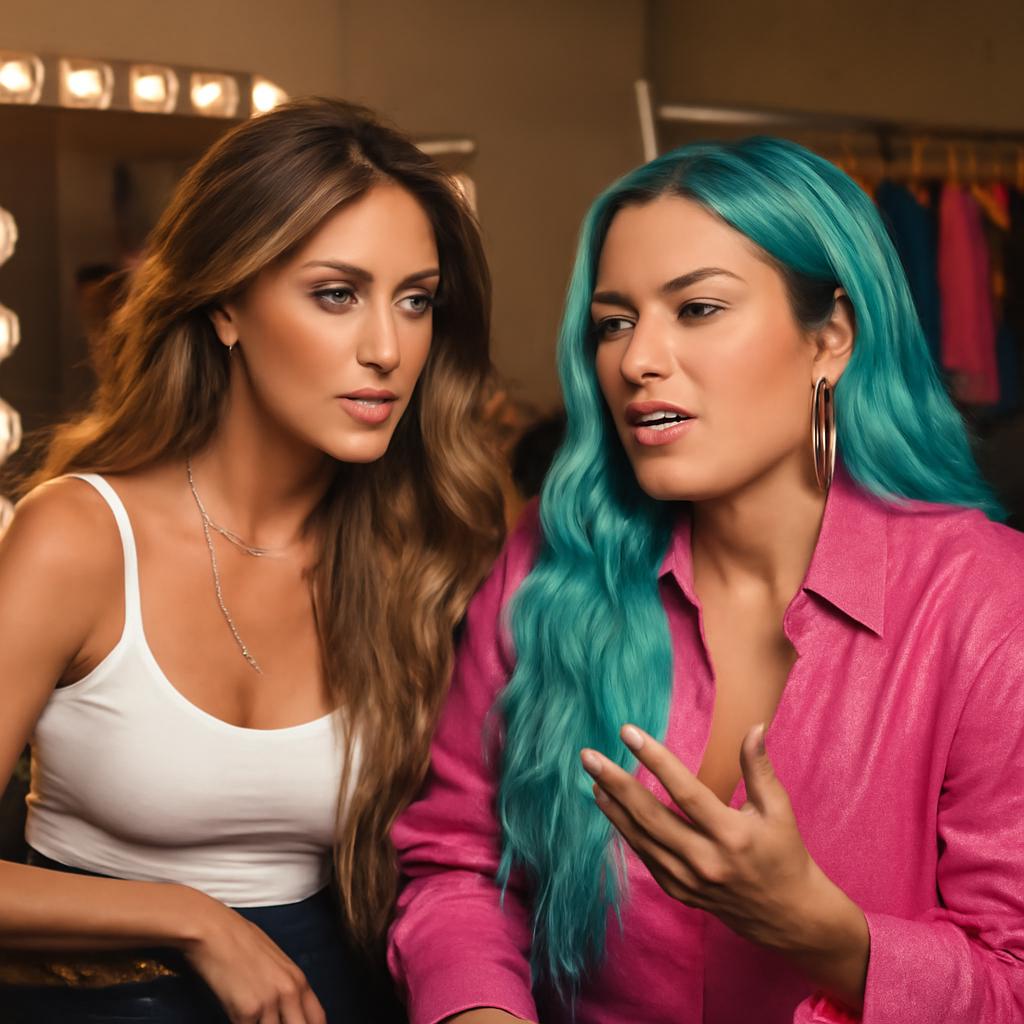 Ex-RBD mostra os moretones após cena intensa com Karol G em vídeo dramático e celebra amizade entre as divas