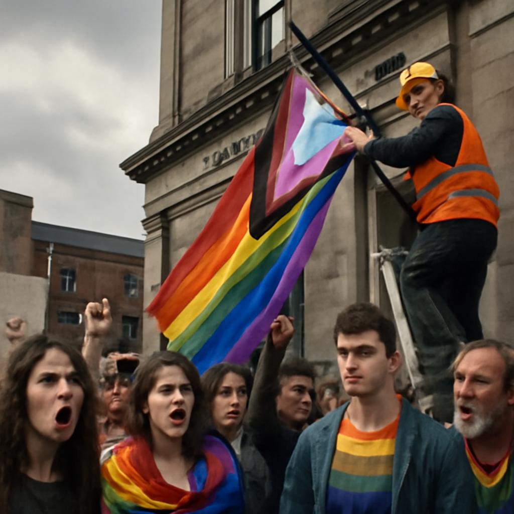 Após pressão de grupo cristão, prefeitura retira símbolo LGBTQIA+ e comunidade se mobiliza por respeito e visibilidade
