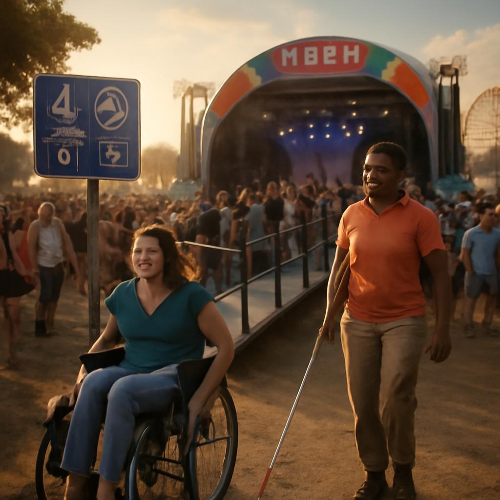 Evento celebra diversidade musical com estrutura inclusiva para pessoas com deficiência