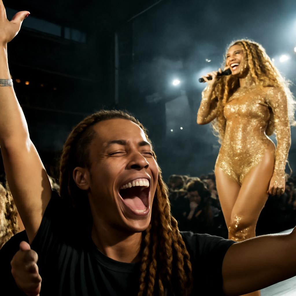 Deputada trans relata emoção e reconhecimento da equipe da diva pop durante apresentação no Stade de France