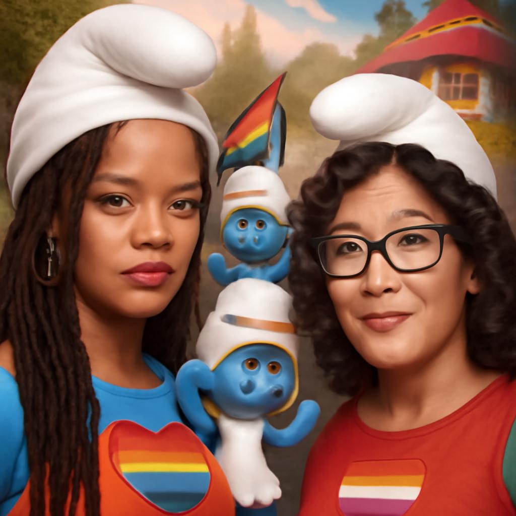Celebridades como Rihanna e Sandra Oh dão vida a personagens icônicos no filme animado dos Smurfs, trazendo diversidade e representatividade