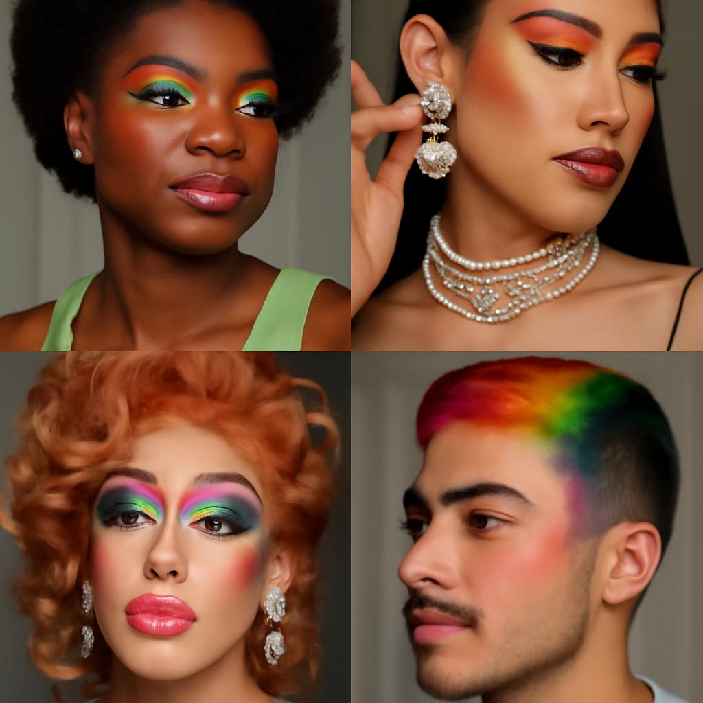 Celebramos cinco artistas que ditam os principais movimentos de maquiagem e estilo neste ano vibrante