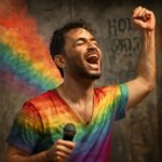 Cantor e compositor gay transforma trauma em força com música poderosa para o Dia do Orgulho LGBTQIA+