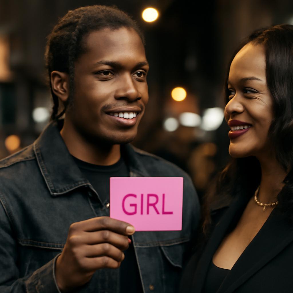 Rapper sugere que o novo membro da família será uma menina, enquanto casal celebra a chegada do terceiro filho