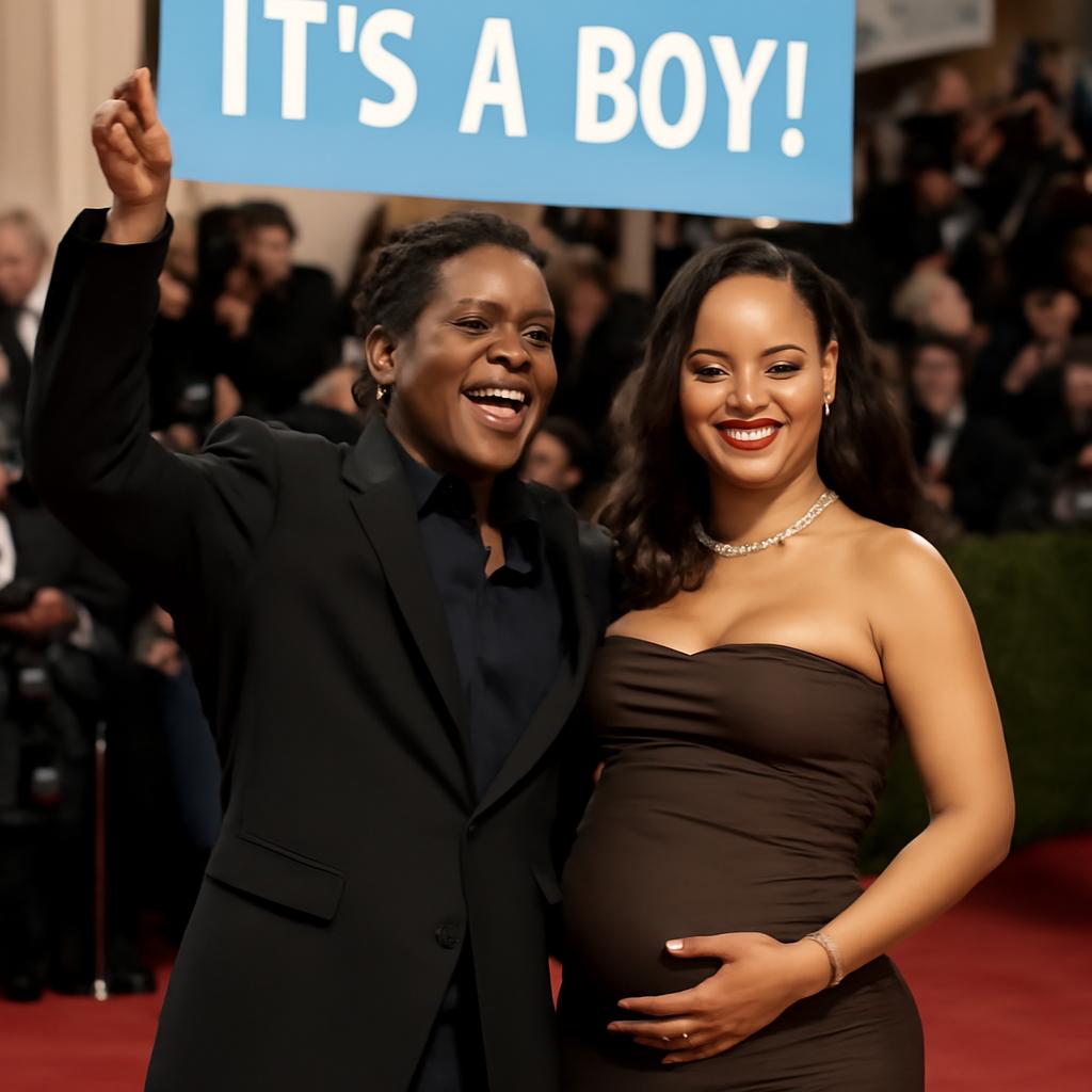 Em entrevista descontraída, rapper confirma que casal espera uma menina, gerando emoção entre fãs LGBTQIA+