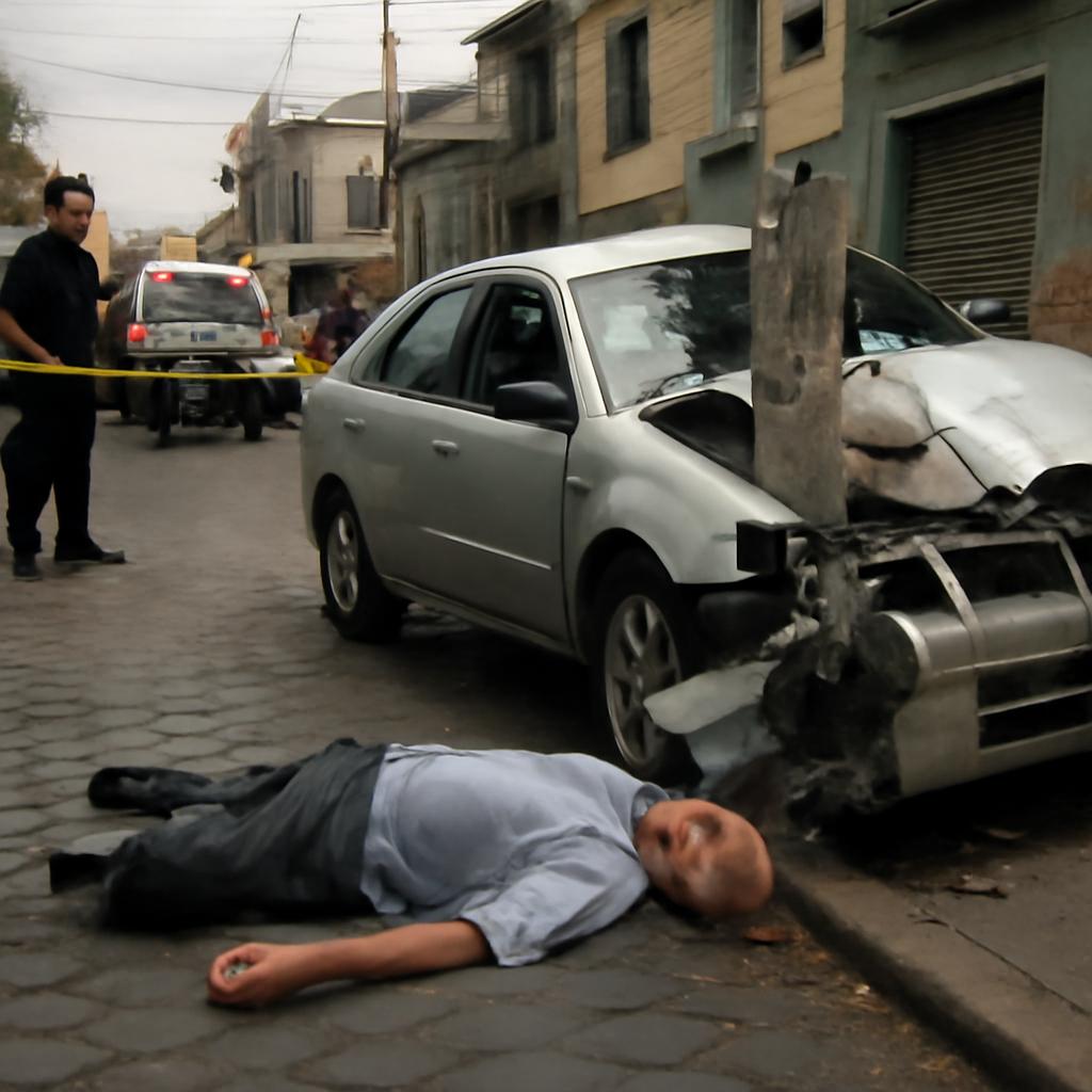 Tragédia na avenida 16 de Setembro em Veracruz deixa um idoso morto e outra pessoa ferida