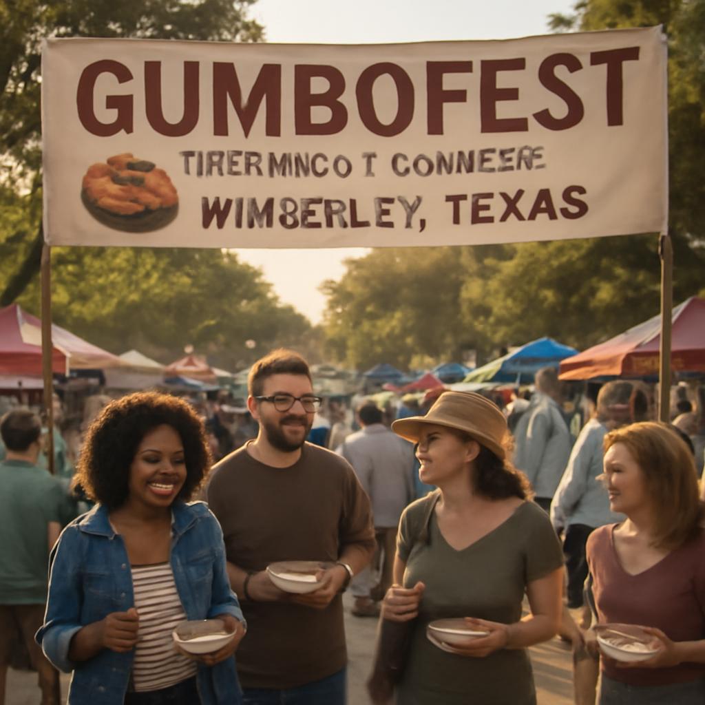 GumboFest retorna como festa solidária em Wimberley, Texas 13 Evento celebra cultura cajun e arrecada fundos para ajudar vítimas de desastres naturais