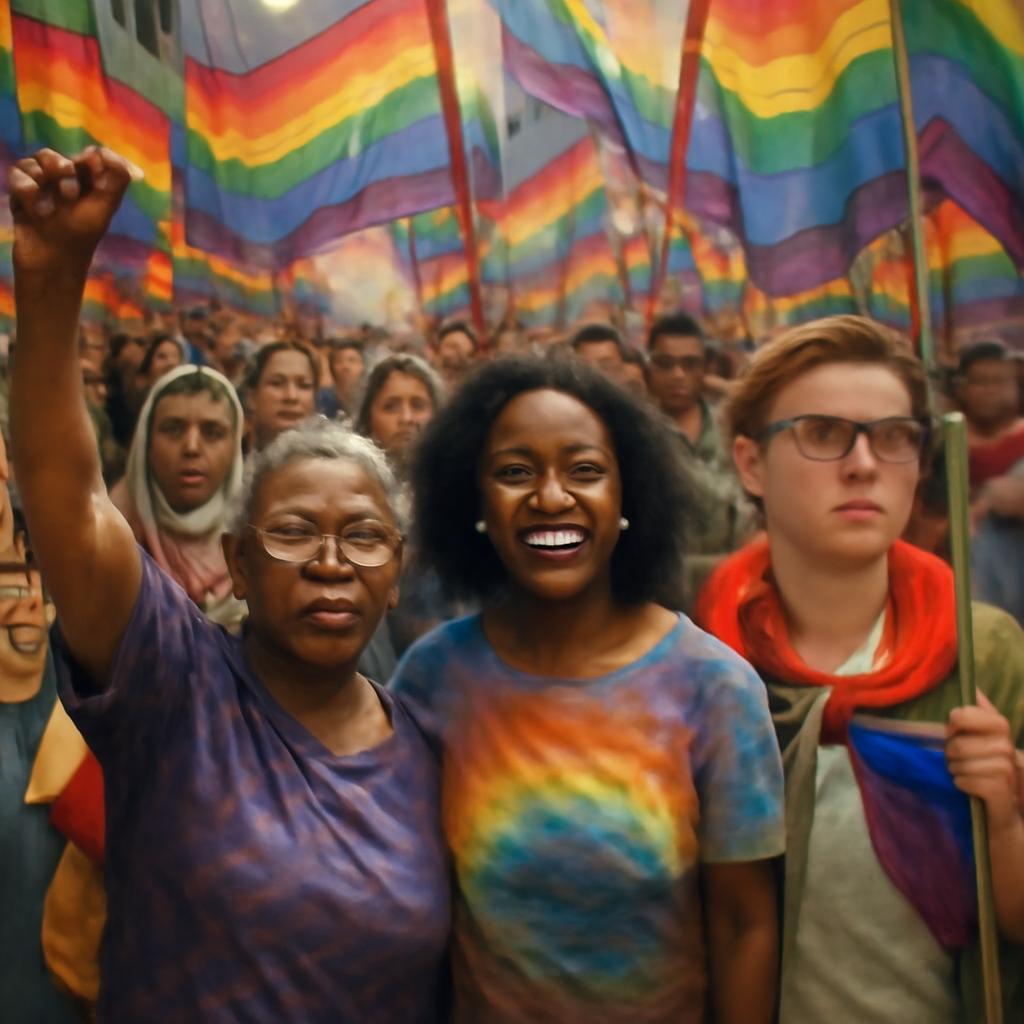 Neste mês do orgulho, reforçamos a importância da resistência e da união LGBTQIA+ contra ataques e desigualdades